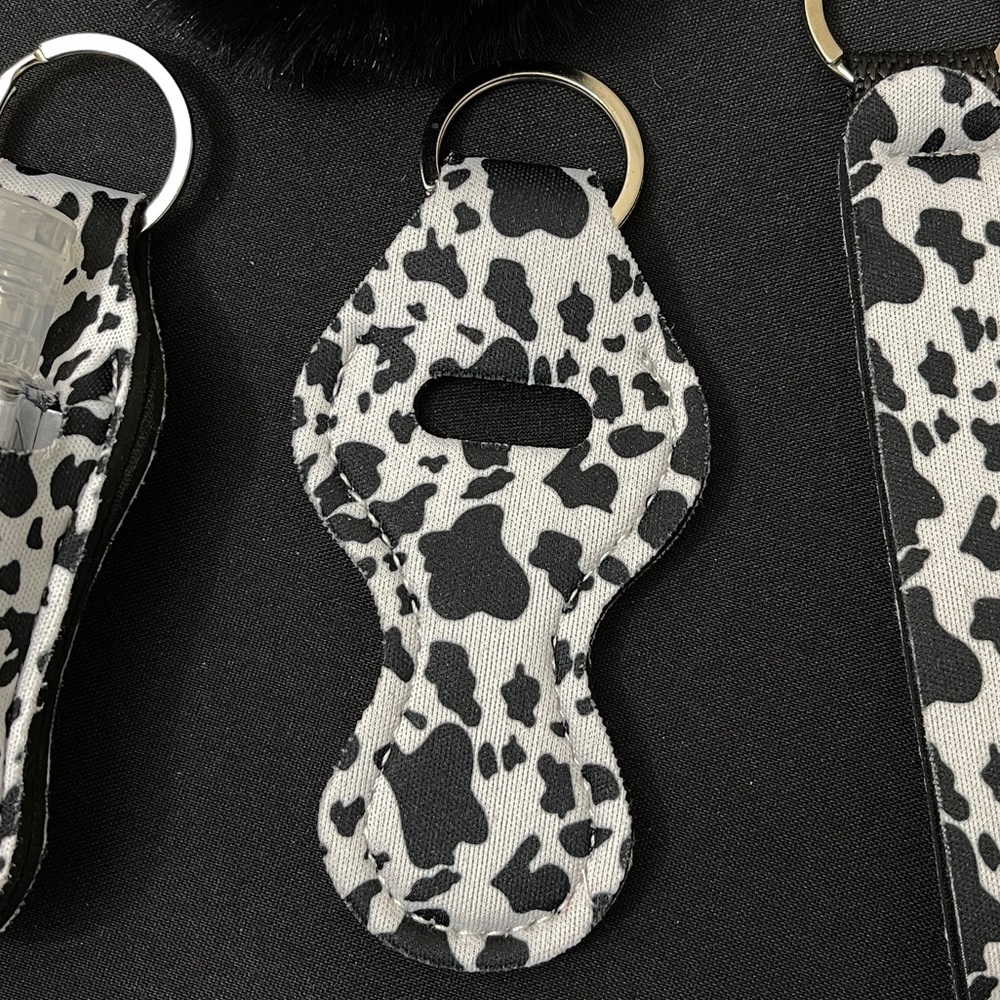 Cow Print KeyChain Accessories Bundle - Picture 5 of 7